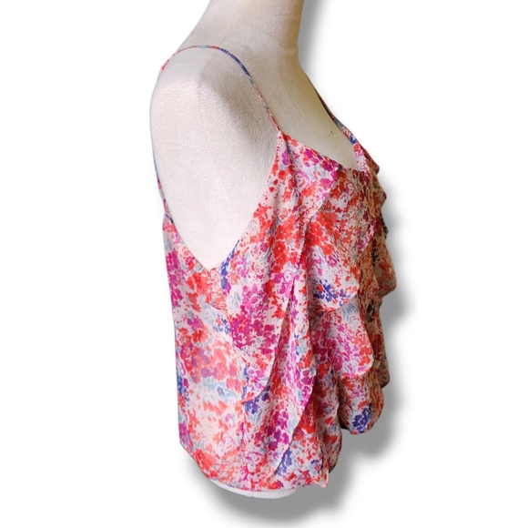 American Eagle Outfitters Sheer Floral Tank Top - Picture 2 of 4